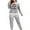 Gray, variant on Xmas Pajama Sets for Women Long Sleeve Pullover Top and Pants Christmas Snowflake Loungewear Soft Sleepwear Matching Set Cozy Winter Pjs Two Piece Outfit
