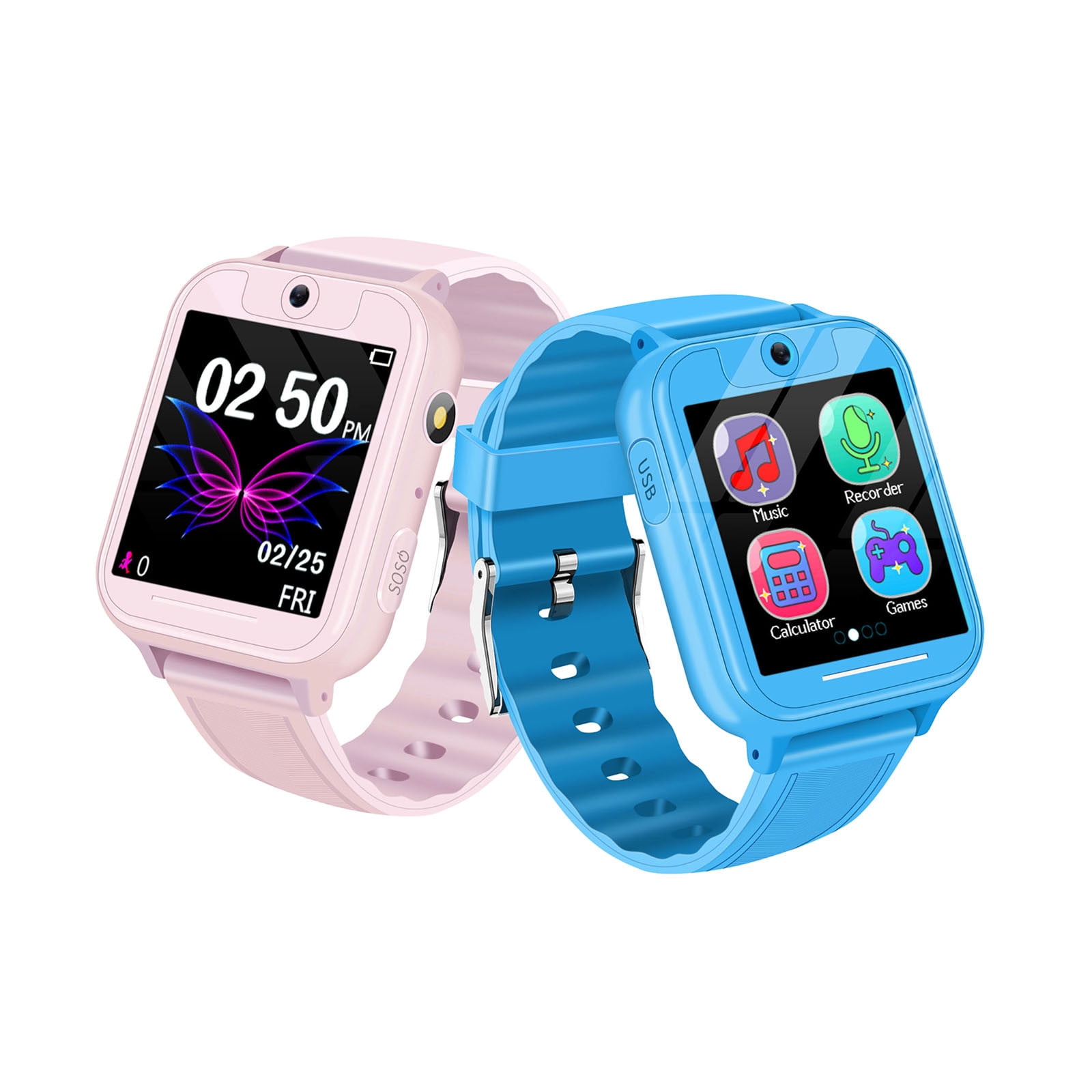 Kids Waterproof Smart Watch Smart Watch for Kids Touchscreen Kids Watches with Video Alarm Camera Toys for Girls Boys 3-12 Years Old Birthday
