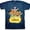 Navy, variant on FREEZE The Flintstones Mens Short Sleeve T-Shirt - Fred Flintstone, Barney Rubble and Dino