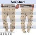thumbnail image 4 of GrmtClth Joggers for Men Casual Loose Fit Drawstring Sweatpants Casual Workout Athletic Running Pants with Pockets Navy 3XL, 4 of 6