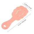 thumbnail image 2 of Raindrops Versatile Pink Pet Hair Brush for Small Dogs with Ergonomic Handle and Gentle Bristles, 2 of 8