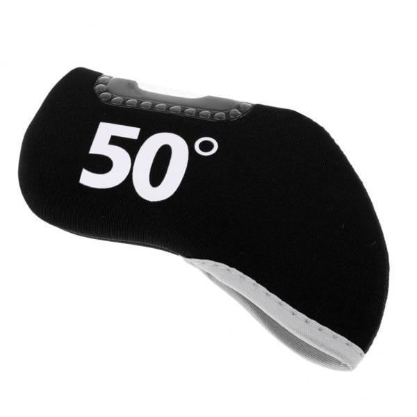 2- Golf Club Iron Putter Headcover Headcover 5 Negro 2 piezas Zulema Cubierta de cabeza de hierro de golf