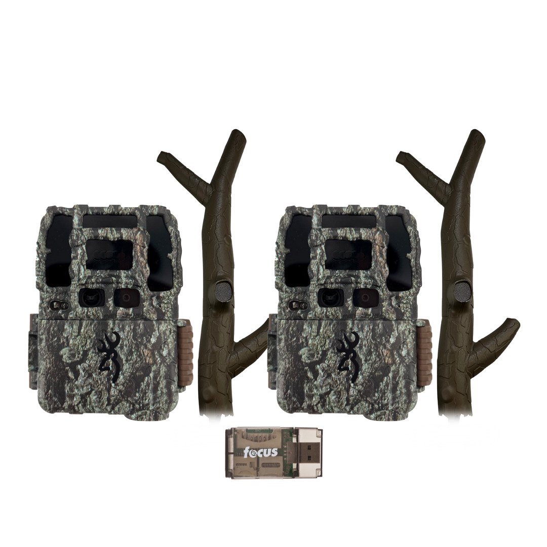 Browning Trail Camera-Dark Ops Pro DCL NANO Bundle with Cellular Antenna (2-Pack) and Card Reader (5 Items)