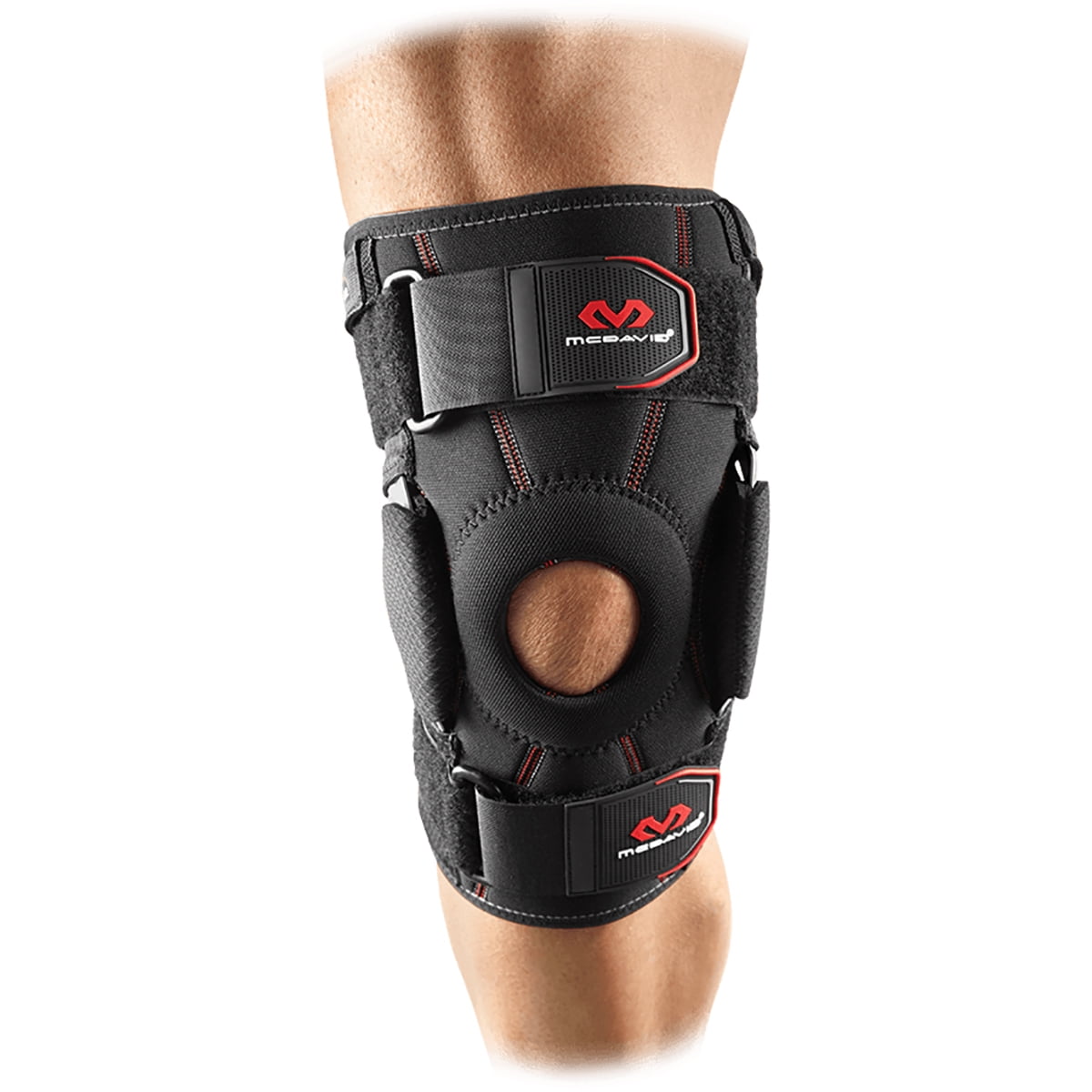 McDavid Adjustable Knee Brace With Dual Disk Hinges, Adult XXL, Black