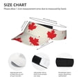 thumbnail image 4 of Balery Happy Canada Day Sport Wear Athletic Visor Sun Sports Visor Hat Visor Adjustable Cap for Women and Men (One Size), 4 of 8