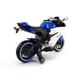 thumbnail image 3 of Street Racer 12V Electric Kids Ride-On Motorcycle | Blue, 3 of 15