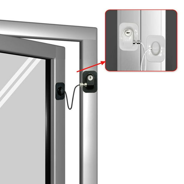 Locas Del Gabinete, Anti -protección Contra Caídas Del Refrigerador Adhesivo Límite De Seguridad Cerraduras De Refrigerador Cerraduras De Gabinete A Prueba De Niños Con Llaves