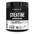 thumbnail image 1 of Jacked Factory Poudre de Créatine Monohydrate 150 g - Supplément Certifié Informed Choice Appartenant à des Canadiens pour Augmenter la Masse Musculaire*, Améliorer la Force, la Puissance et la Performance** - 30 Portions, Sans Saveur, 1 of 9