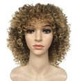 thumbnail image 3 of SUCS Blonde Synthetic Wigs Hair for Curly Short Hair Black Hair Women Synthetic wig, 3 of 5
