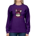 thumbnail image 1 of Corgi Mama Corgi W Sunglasses Sweatshirt Women -Image by Shutterstock, Female XX-Large, 1 of 4