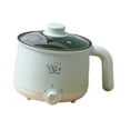 thumbnail image 3 of Luzkey Electric Cooking Pot Mini Travel Cooker Multipurpose Stainless Steel 2 Gear Electric Rice Cooker Raman Cooker for Oatmeal Fry without steamer, 3 of 8