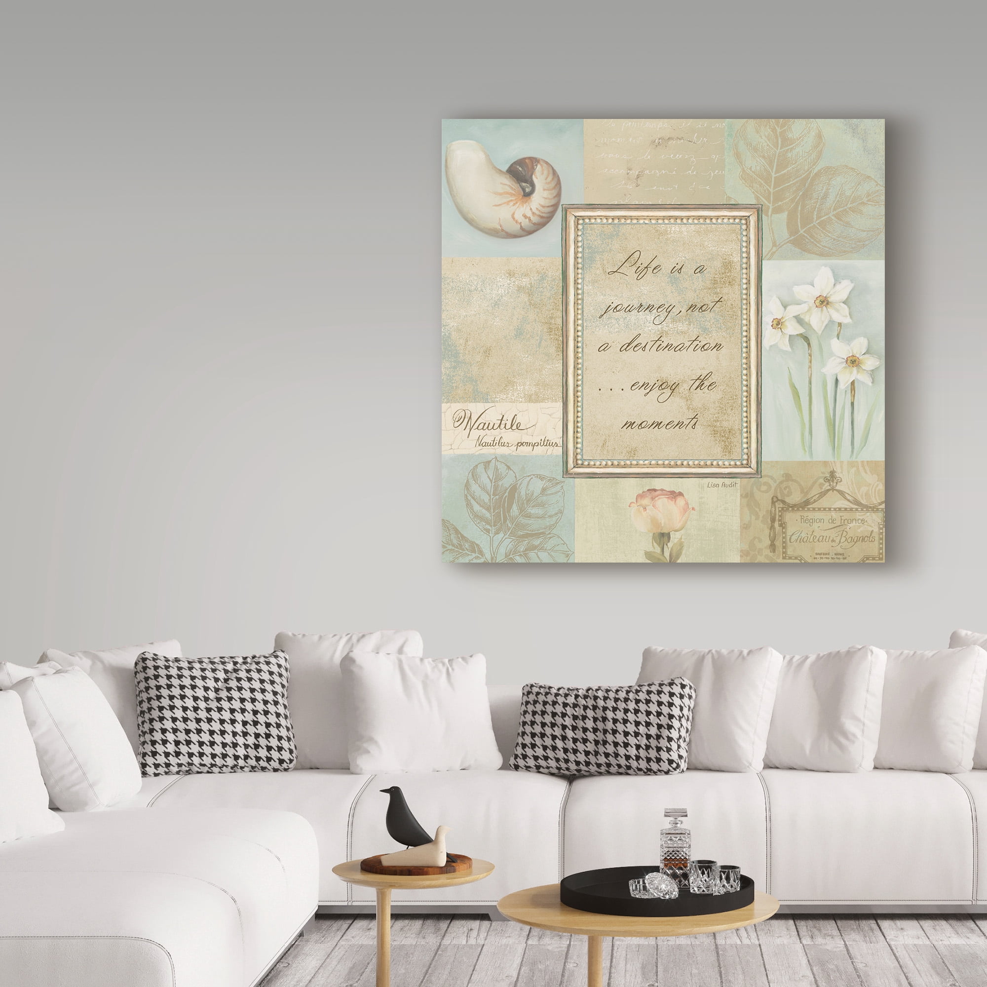 Trademark Fine Art 'Tranquil Bath IV' Canvas Art by Lisa Audit