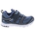 thumbnail image 1 of Zapatos TSUKIHOSHI VELOCITY Kids con cierre de correa gris/mar - 2 Li, 1 of 6