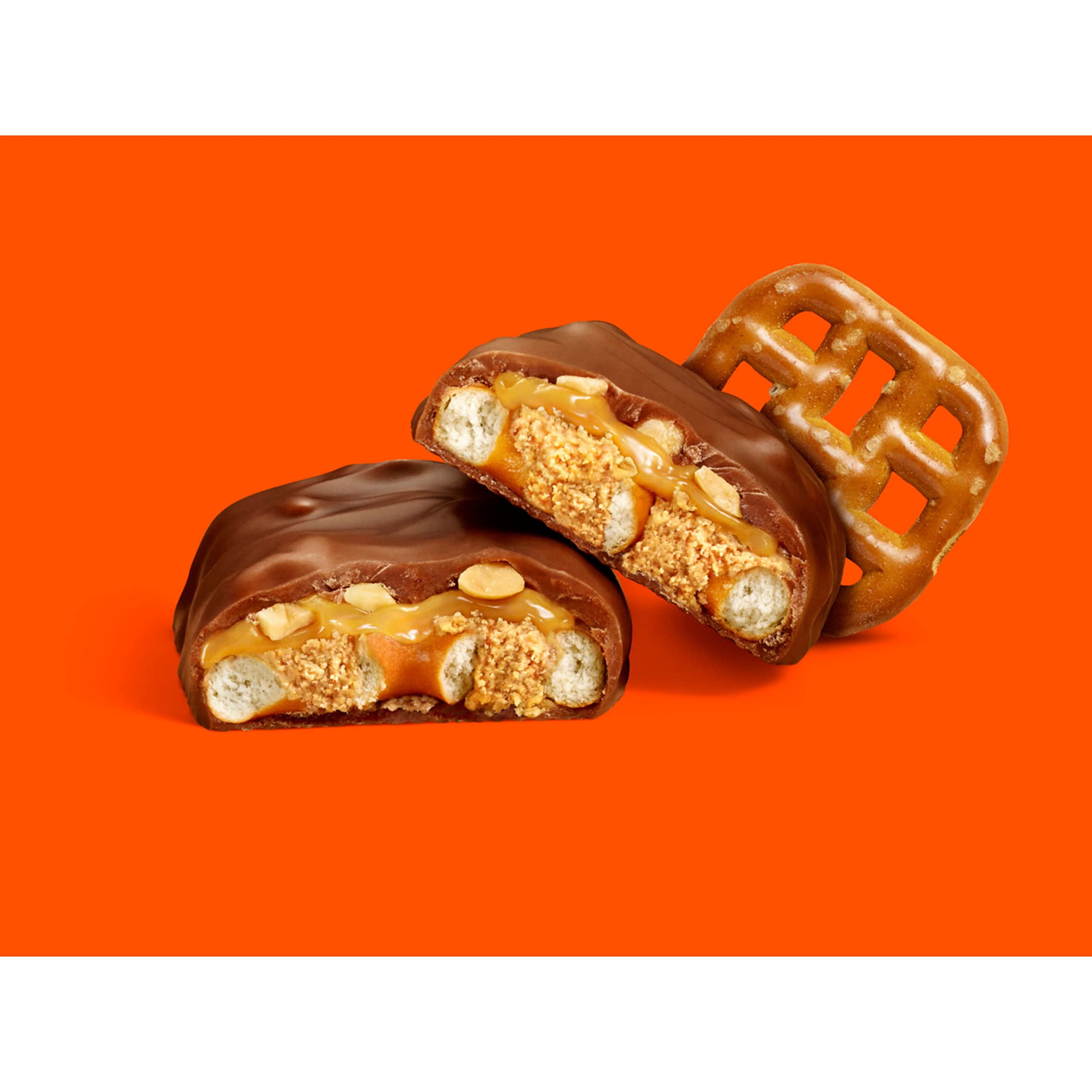 REESE'S TAKE 5 Pretzel, Peanut and Chocolate Snack Size, Candy Bag, 11.25 oz ( Pack of 2 )