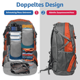 thumbnail image 3 of Sac à Dos de Randonnée 60L Sac à Dos de Voyage Randonnée Sac à Dos Extérieur, 3 of 5