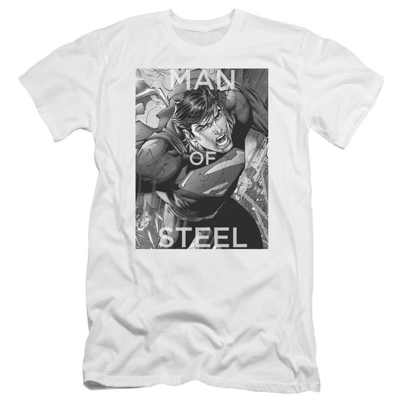 Superman - Flight Of Steel - Premium Slim Fit Short Sleeve Shirt - Small