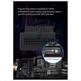 thumbnail image 4 of DIY Power supply 90 Degree motherboard 24pin adapter Black, 4 of 5