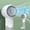 WhiteWH, variant on Iumwxz High Appearance Handheld Fan Usb Rechargeable Silent Student Dormitory Office Portable Wind Turbine Fan Silent Design Comfortable and Power-Saving Small Fan Yellow