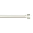 thumbnail image 3 of Exclusive Home Lucero 1" Window Curtain Rod and Finial Set, Adjustable 66"-120", Matte Nickel, 3 of 8