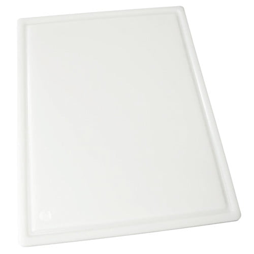 Winware by Winco Cutting Board Polyethylene White 3/4" Thick 