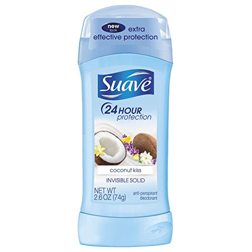 Suave Coco Kiss Déodorant Antitranspirant Solide Invisible, 2,6 oz
