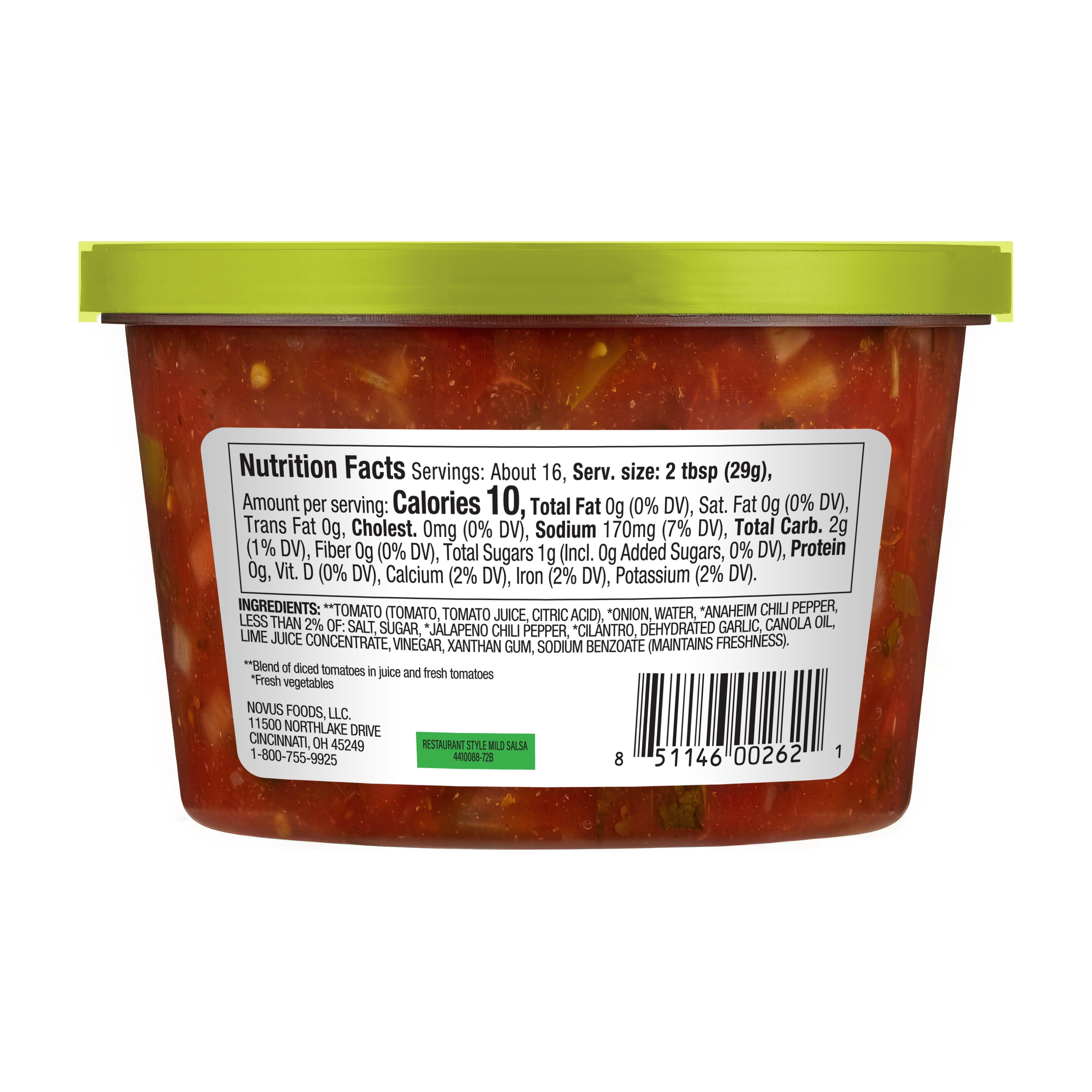 Fresh Cravings Mild Restaurant Style Salsa, 16 oz, Ready to Eat