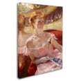thumbnail image 2 of Cassatt 'Woman With A Pearl Necklace In A Loge' Canvas Art, 2 of 3