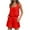 Red, variant on Lindreshi Womens 2 Piece Shorts Outfit 2025 Women's Fashion 2 Piece Outfits Sleeveless Crop Top Shorts High Waist Set with Pockets