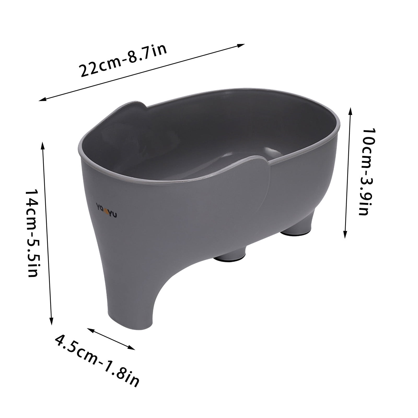 OAVQHLG3B Kitchen Sink Drain Basket Elephant Drain Rack,Multi