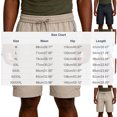 thumbnail image 4 of Men’s Casual Sports Shorts With Zipper Pocket, Nylon Spandex Quick Dry, Joggers, Workout Shorts, Elastic Waist Drawstring Straight Leg, Breathable Lightweight, Gym Running Hiking, 4 of 9