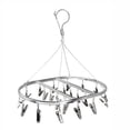 thumbnail image 2 of PENGXIANG Aluminum Alloy Clothes Rack with Windproof Clips Laundry Drying Sock Hanger, 2 of 2