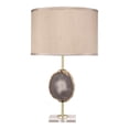 thumbnail image 3 of Jamie Young Co Agate Slice Transitional Metal Table Lamp in Natural, 3 of 3