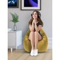 thumbnail image 3 of Gouchee Velvet Bean Bag Chair, 3 of 4