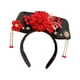 thumbnail image 4 of Diadema antigua china para la cabeza, diadema china Qing, aro para el cabello Hanfu con flores Estilo A, 4 of 7
