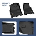 thumbnail image 5 of TPE Floor Mats Full Set Liners All Weather 3 Pcs Black Fit For Dodge Ram 1500 Crew Cab 2019-2024, 5 of 10