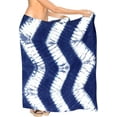 thumbnail image 4 of HAPPY BAY Women's Beachwear Sarong Coverups Bikini Skirt Swim Cover up Swimsuit Summer Wraps Swimwear Beach Wrap Skirts for Women One Size Azure, Tie Dye, 4 of 4