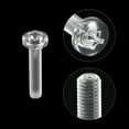 thumbnail image 4 of Unique Bargains M6x30mm Plastic Phillips Bolts PC Pan Head Machine Screws Transparent 20 Pack, 4 of 5