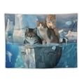 thumbnail image 5 of Orinice Cute Cat Tapestry Wall Hanging Unique Style Graphic Tapestries Home Wall Decor Art Living Room Bedroom 40x30inch, 5 of 6