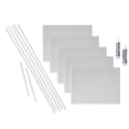 thumbnail image 1 of FASÄDE Rib Decorative Vinyl Backsplash 15 sq ft Kit in Matte White, 1 of 6