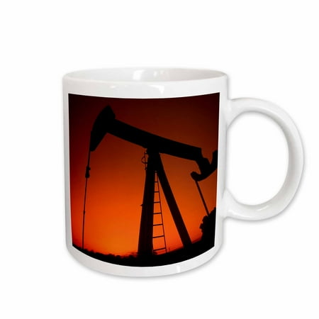 

3dRose Industry Oil rig Tulsa Oklahoma - US37 BBA0002 - Bill Bachmann Ceramic Mug 11-ounce