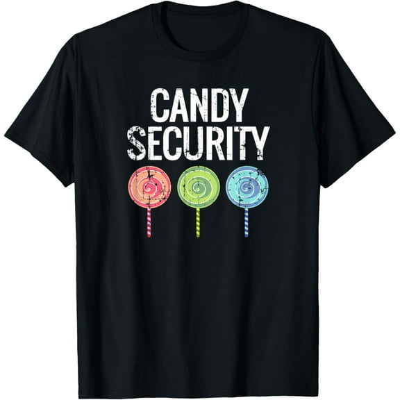 Vintage Candy Security - Funny Halloween Lollipop Gift T-Shirt