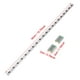 thumbnail image 3 of 1pc 400mm LML9B carril guía lineal en miniatura 9mm de ancho 2 uds bloques deslizantes, 3 of 8