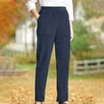 thumbnail image 2 of Dgankt Womens&nbsp;Pants Solid Pocket Corduroy Pants,Sizes S-3XL, 2 of 6