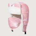 thumbnail image 5 of Furs Lined Kids Hat Wind Resistant Earflap Hat Comfortable Kids Trapper Hat for Enhancing Wind Protecting Purple, 5 of 5