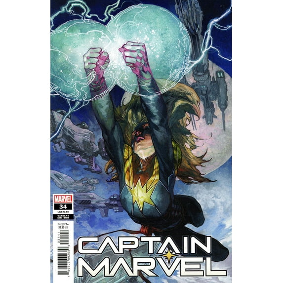 Captain Marvel (11th Series) #34C VF ; Marvel Comic Book