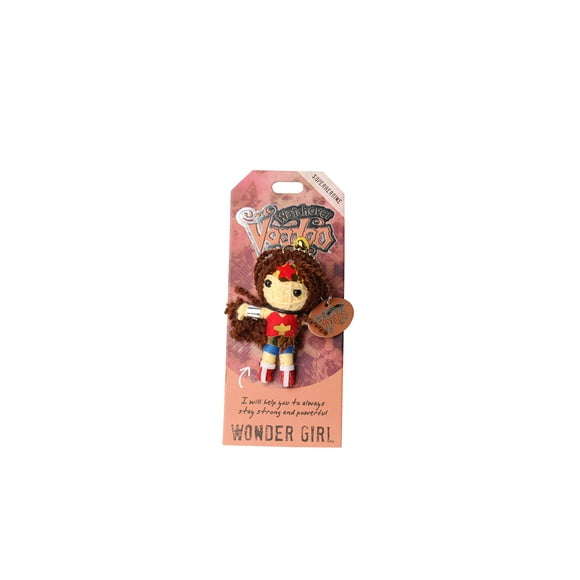Watchover Voodoo - 5" Wonder Girl String Doll Keychain - Novelty for Bag, Luggage & Car Mirror - Superhero Theme