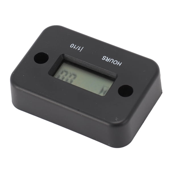 Contador De Horas, Mini Pantalla LCD De Alta Precisión Tacómetro Digital Resistente A La Temperatura Contador De Horas Del Motor A Prueba De Agua Para Camiones