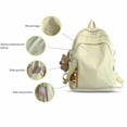 thumbnail image 4 of Mochila escolar para adolescentes de 20 a 35 l, mochila para portátil, mochila para estudiantes (verde), 4 of 5
