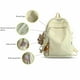 thumbnail image 4 of Mochila escolar para adolescentes de 20 a 35 l, mochila para portátil, mochila para estudiantes (verde), 4 of 5