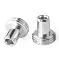 thumbnail image 4 of Enchufe del conector del adaptador de la cabeza de de cerámica de la fibra de 2 piezas - Plata shamjiam Adaptador de aleación, 4 of 9